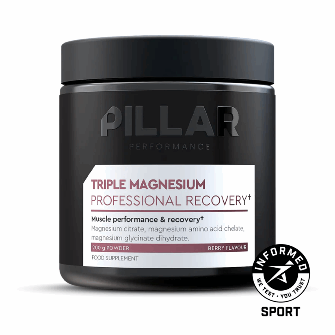 Pillar Triple Magnesium - Natural Berry supplement Jar Vitamins and supplements Endurance kollective Pillar Performance