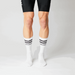 FINGERSCROSSED Aero stripes socks white Socks Endurance kollective Endurance kollective