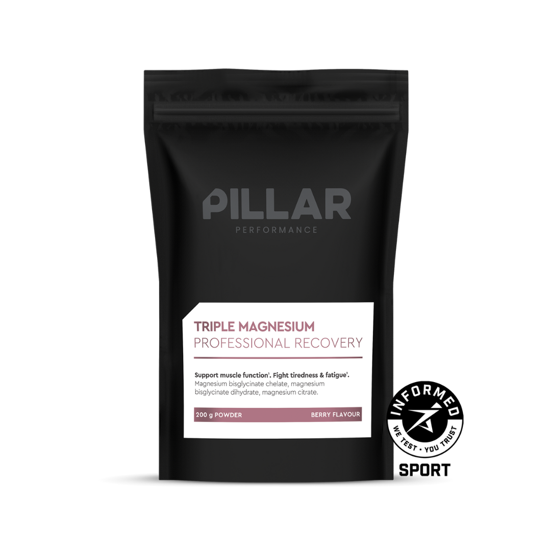 Pillar Performance Triple Magnesium – Natural Berry Recovery Pouch Vitamins and supplements Endurance kollective Pillar Performance