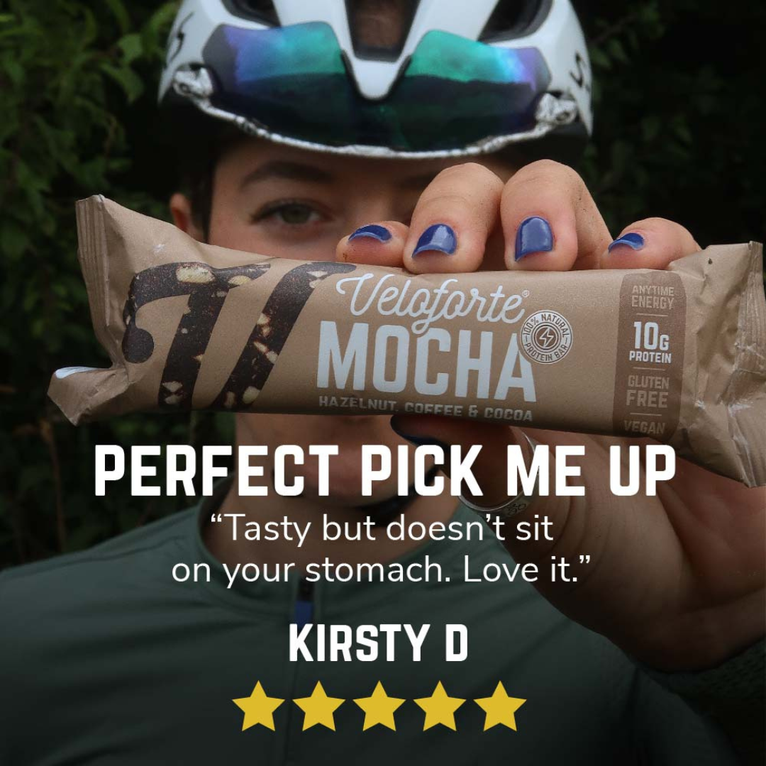 Veloforte Mocha Protein Bar – Natural Recovery Fuel with Plant Protein Nutrition Bars Endurance kollective Veloforte
