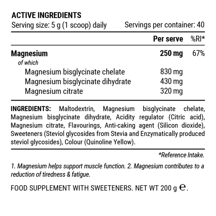 Pillar Triple Magnesium - Pineapple and Coconut Jar Vitamins and supplements Endurance kollective Pillar Performance