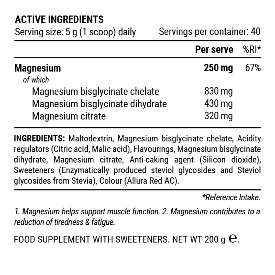 Pillar Performance Triple Magnesium – Natural Berry Recovery Pouch Vitamins and supplements Endurance kollective Pillar Performance