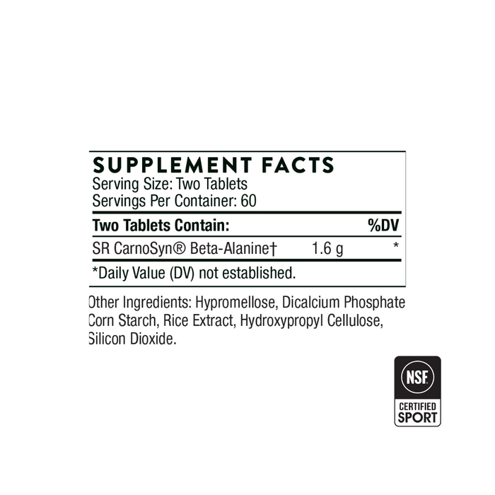 Thorne Beta-Alanine NSF Vitamins & Supplements Endurance kollective Thorne