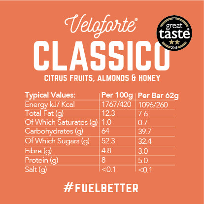 Veloforte Classico Bar – Natural Energy & Protein Bar for Endurance Nutrition Bars Endurance kollective Veloforte